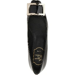'Trompette' patent leather pumps