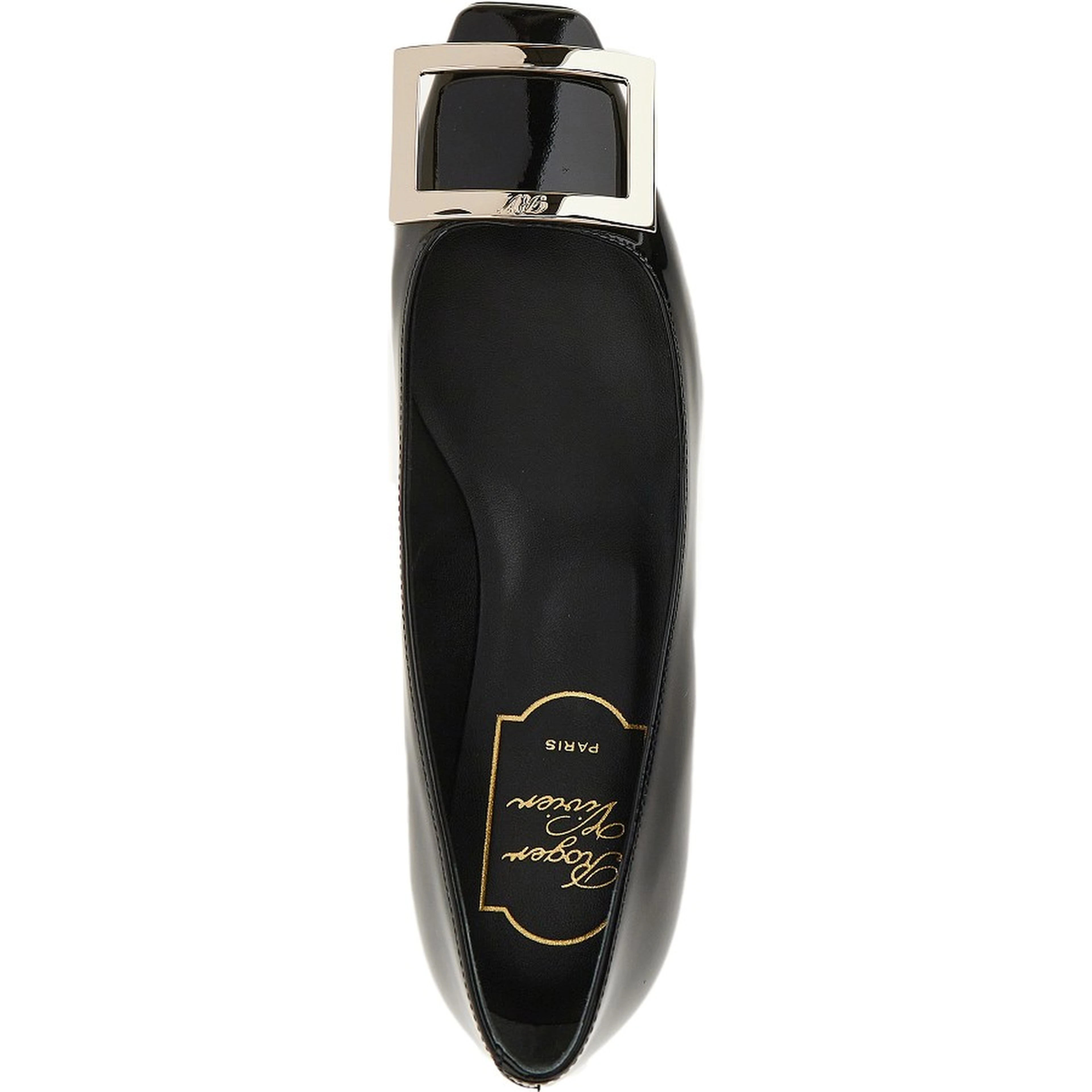'Trompette' patent leather pumps