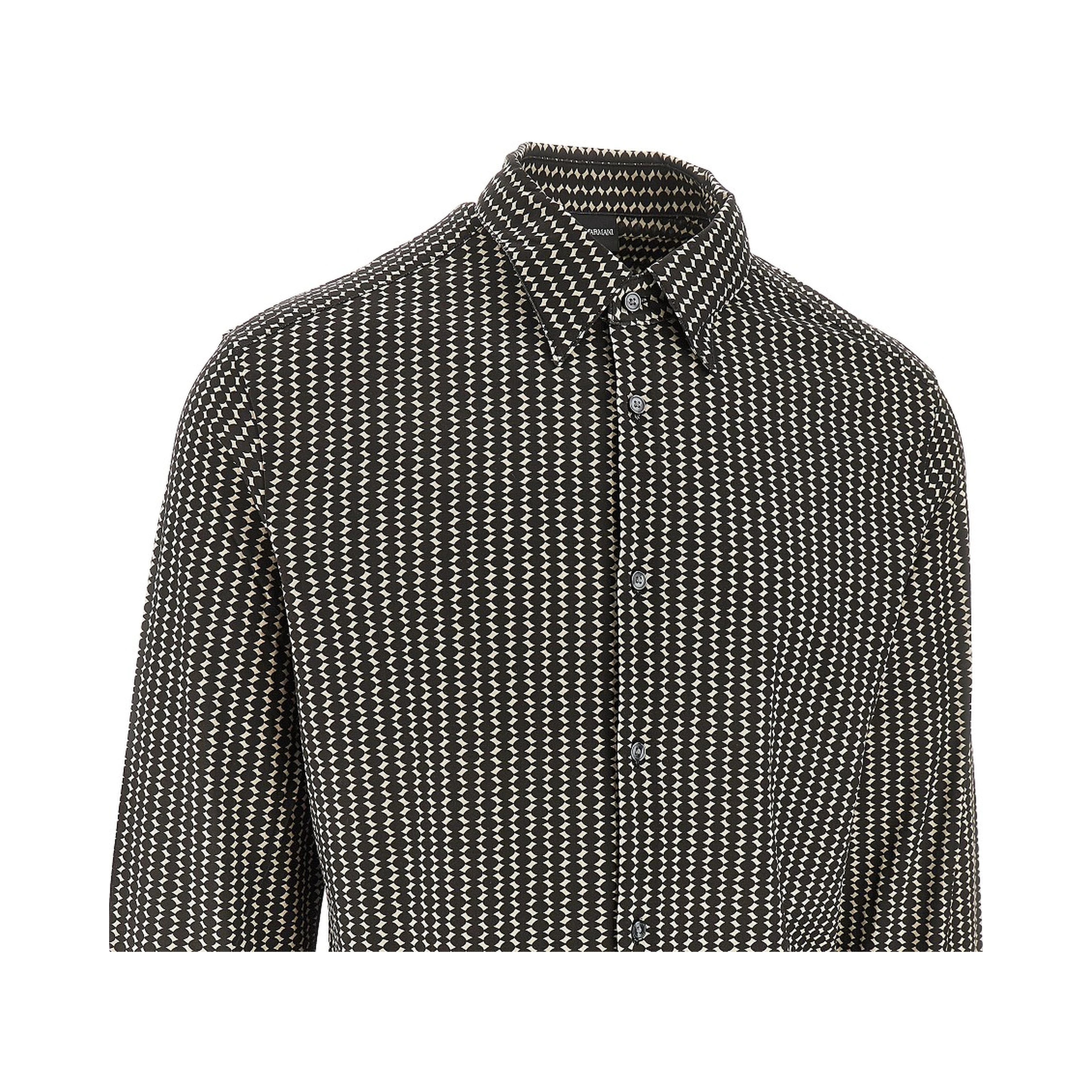 Printed lyocell-blend shirt