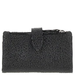 Grain leather bi-fold cardholder