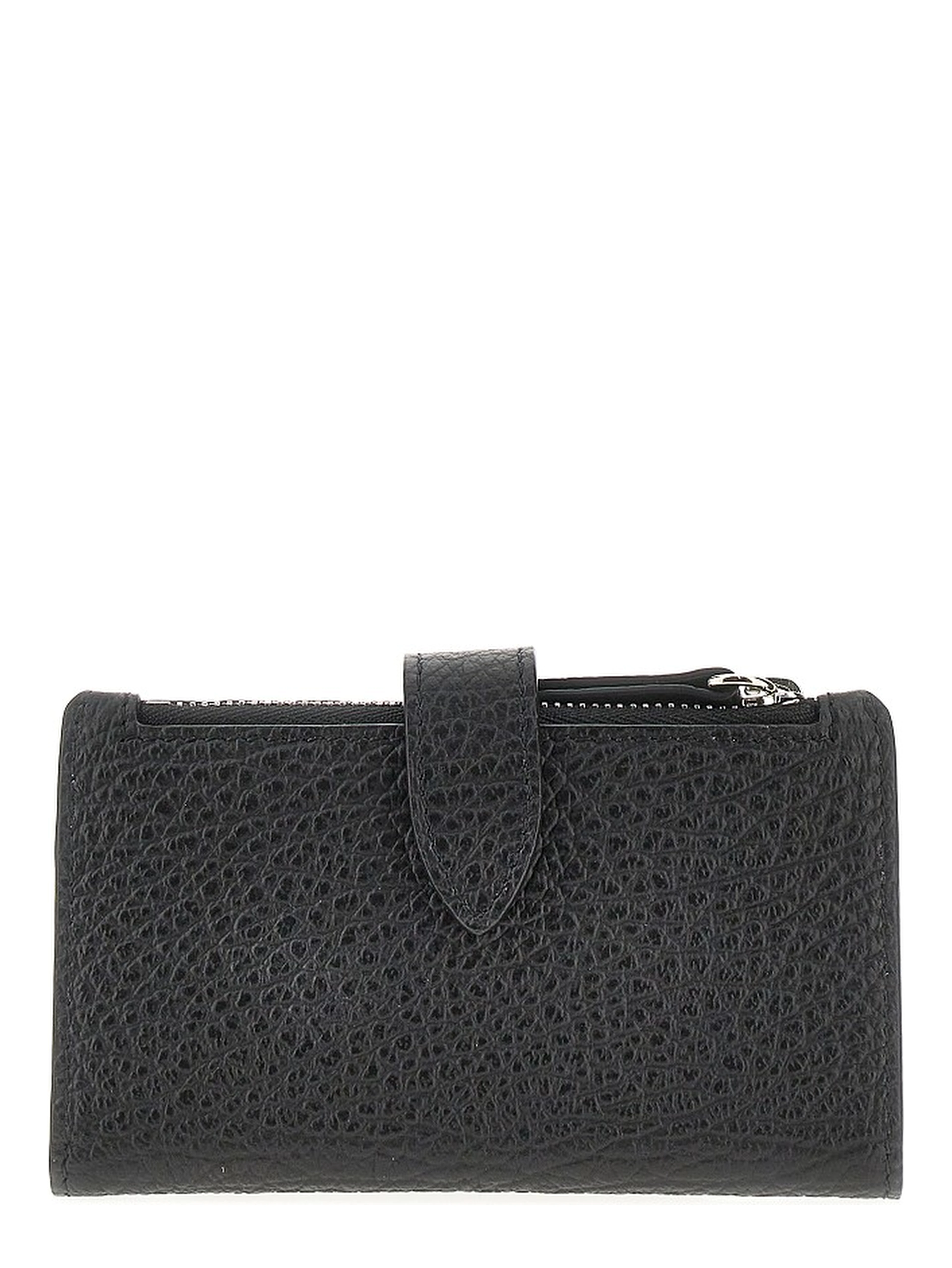 Grain leather bi-fold cardholder
