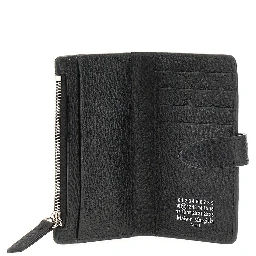 Grain leather bi-fold cardholder