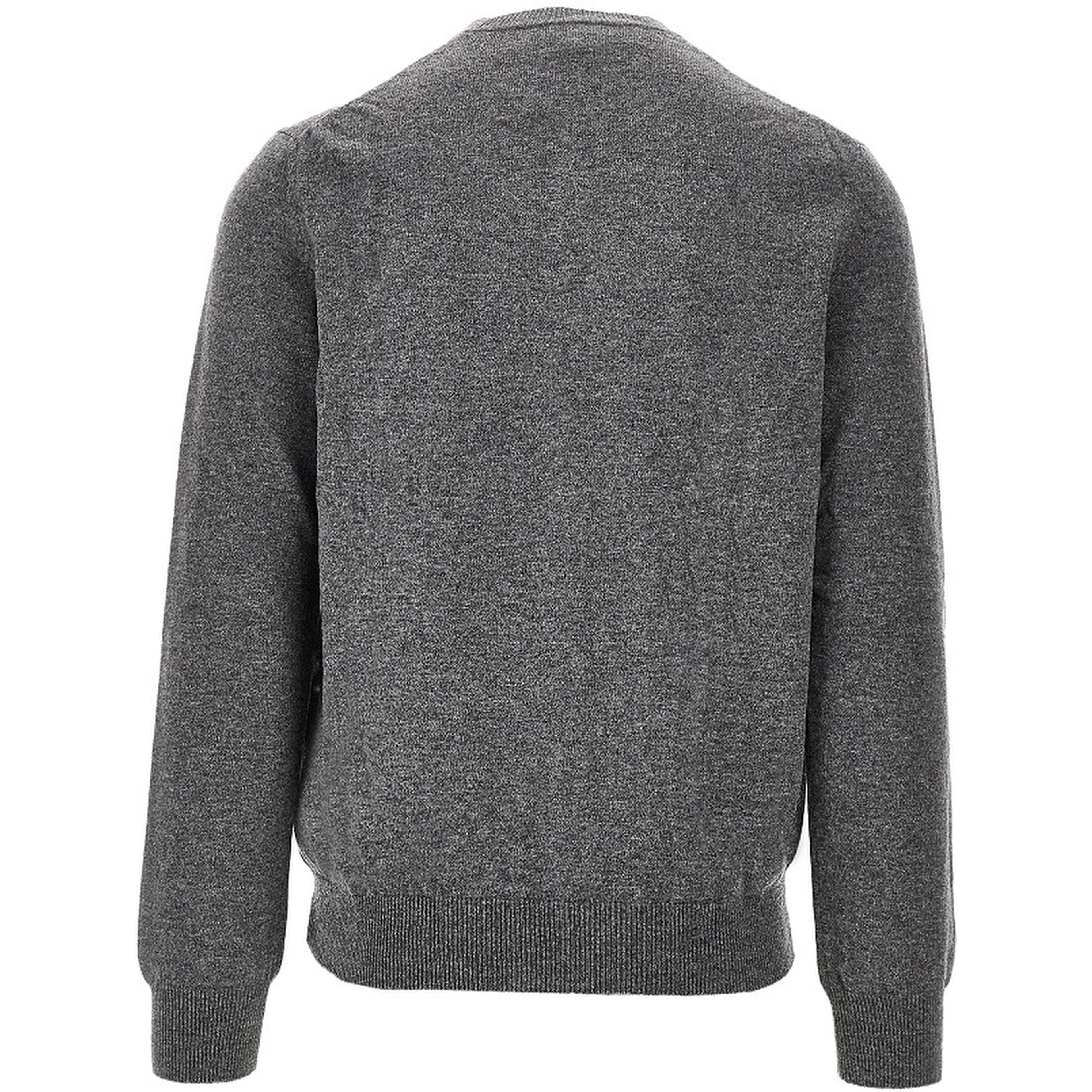 Heart patch wool cardigan