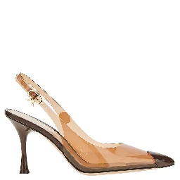 'Diana' Plexi slingback pumps