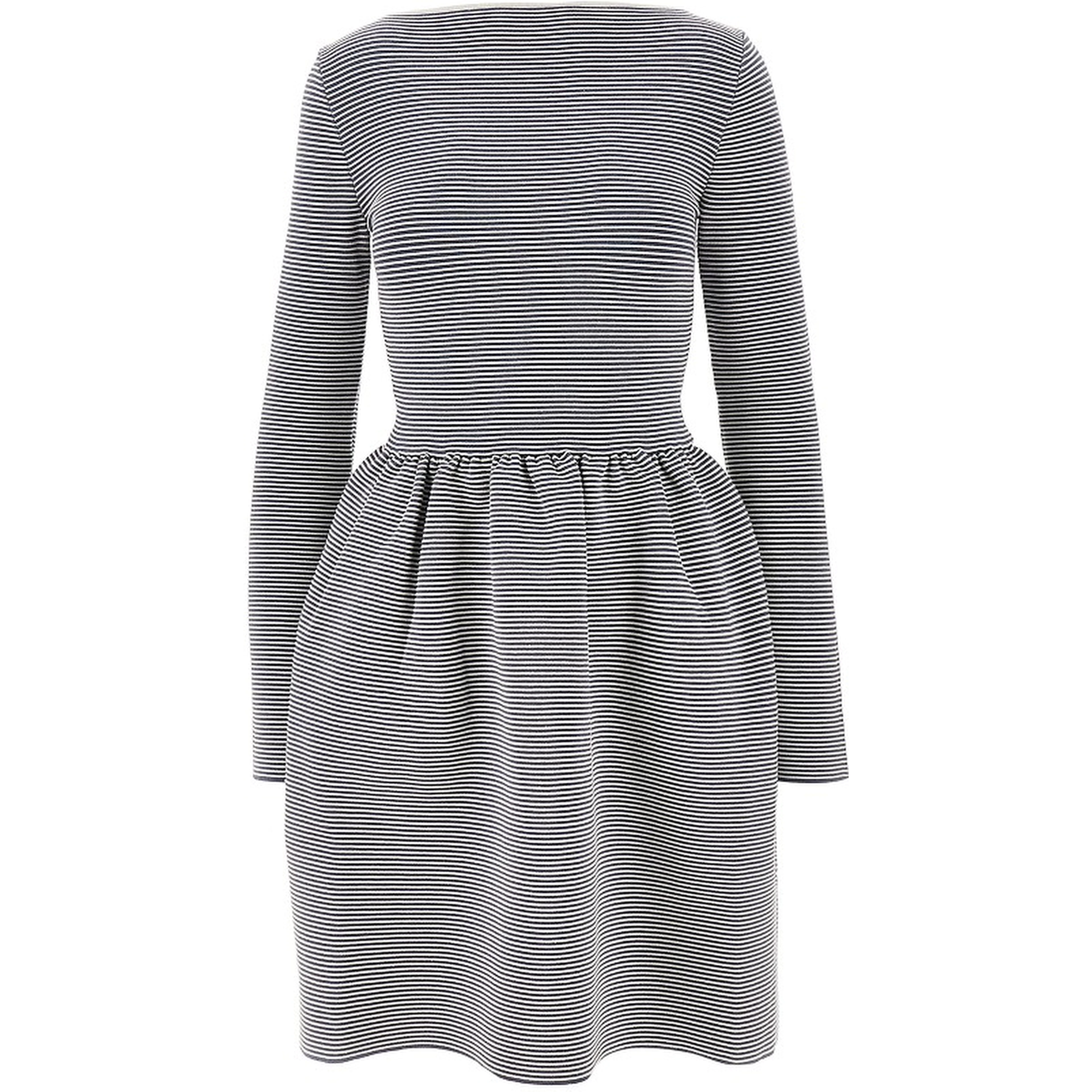Ottoman jersey mini dress