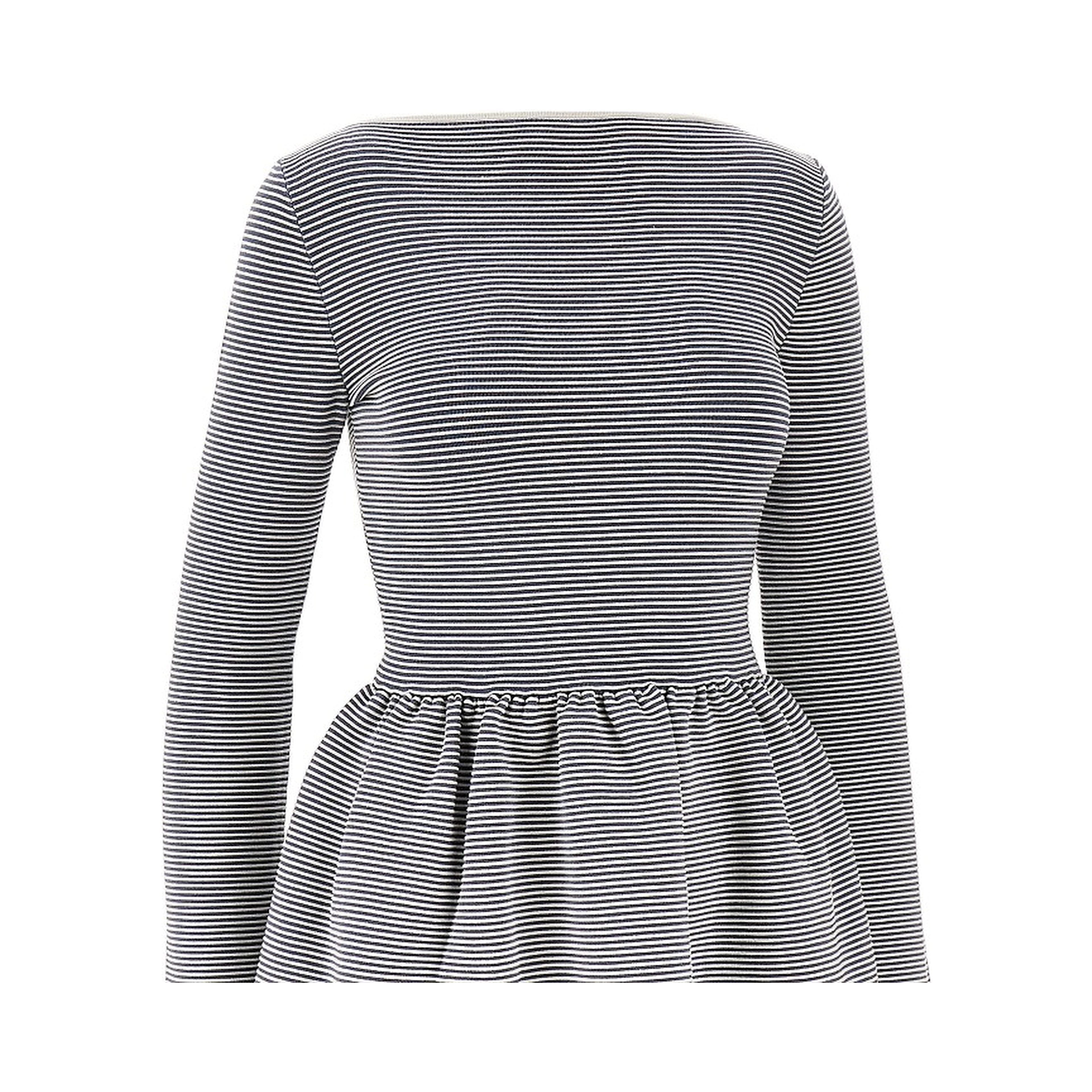 Ottoman jersey mini dress