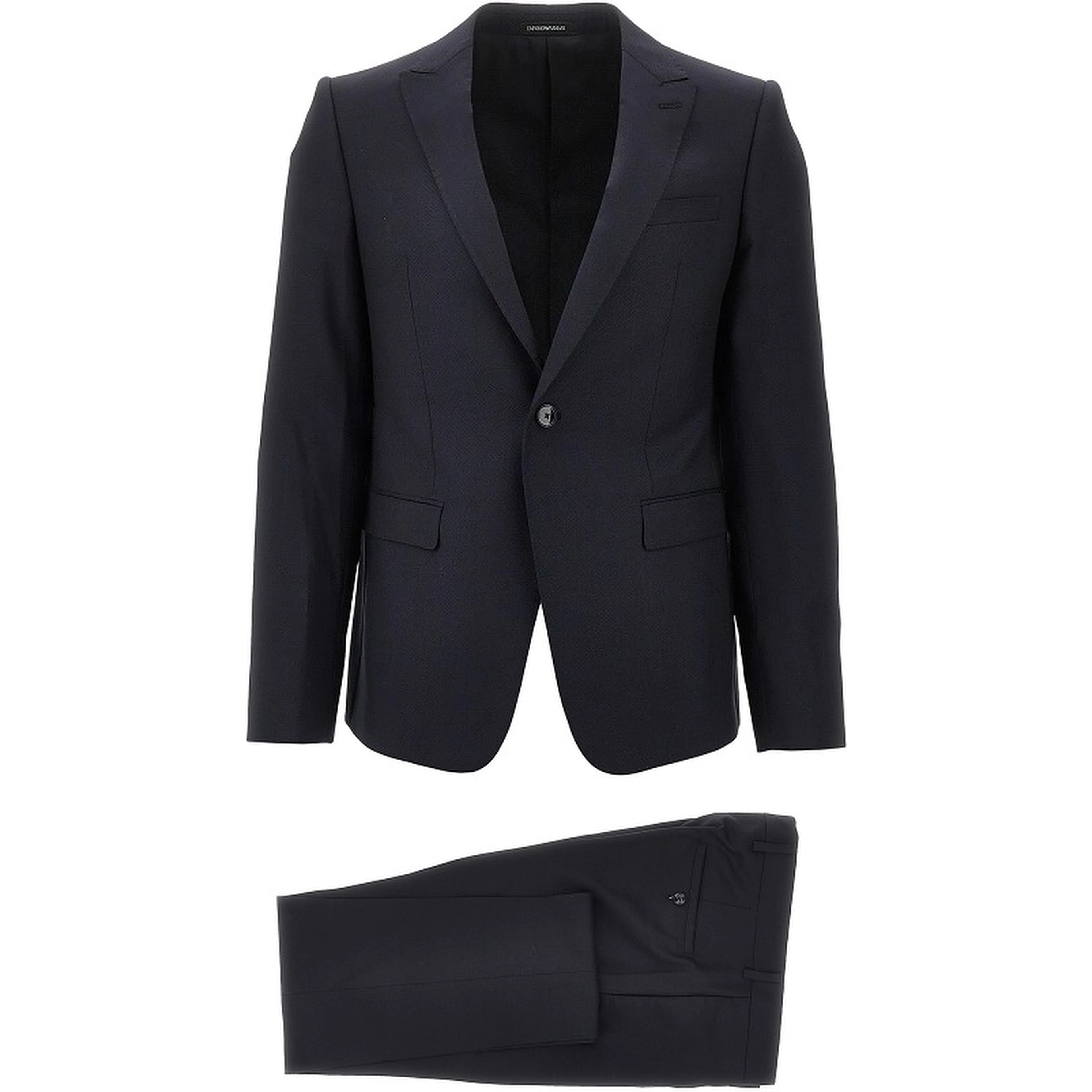 Jacquard wool and silk David Line suit