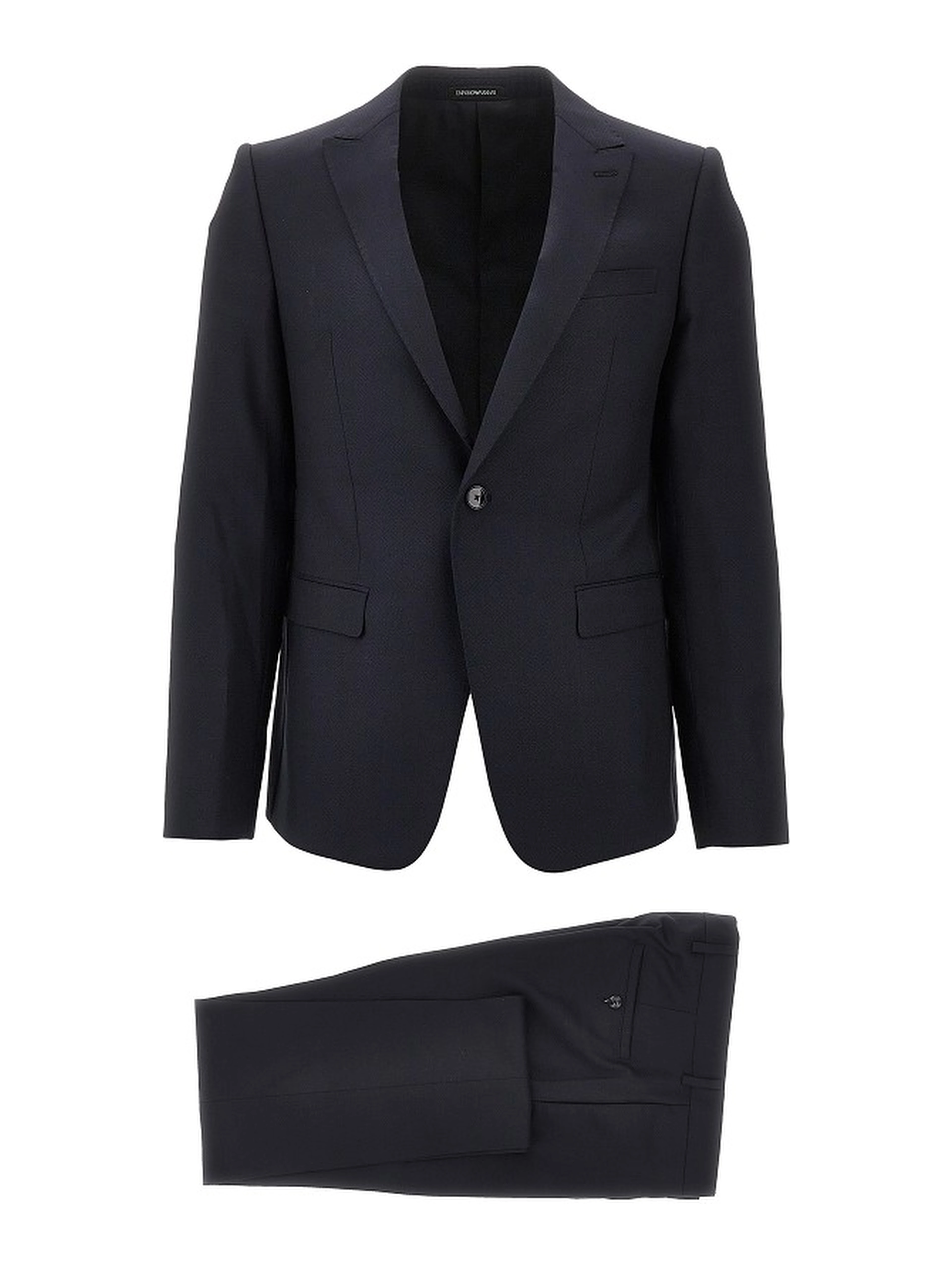 Jacquard wool and silk David Line suit