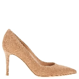'Gianvito' suede leather pumps