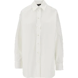 Oversized poplin shirt