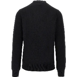 Hearts patches wool cardigan