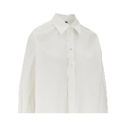 Oversized poplin shirt