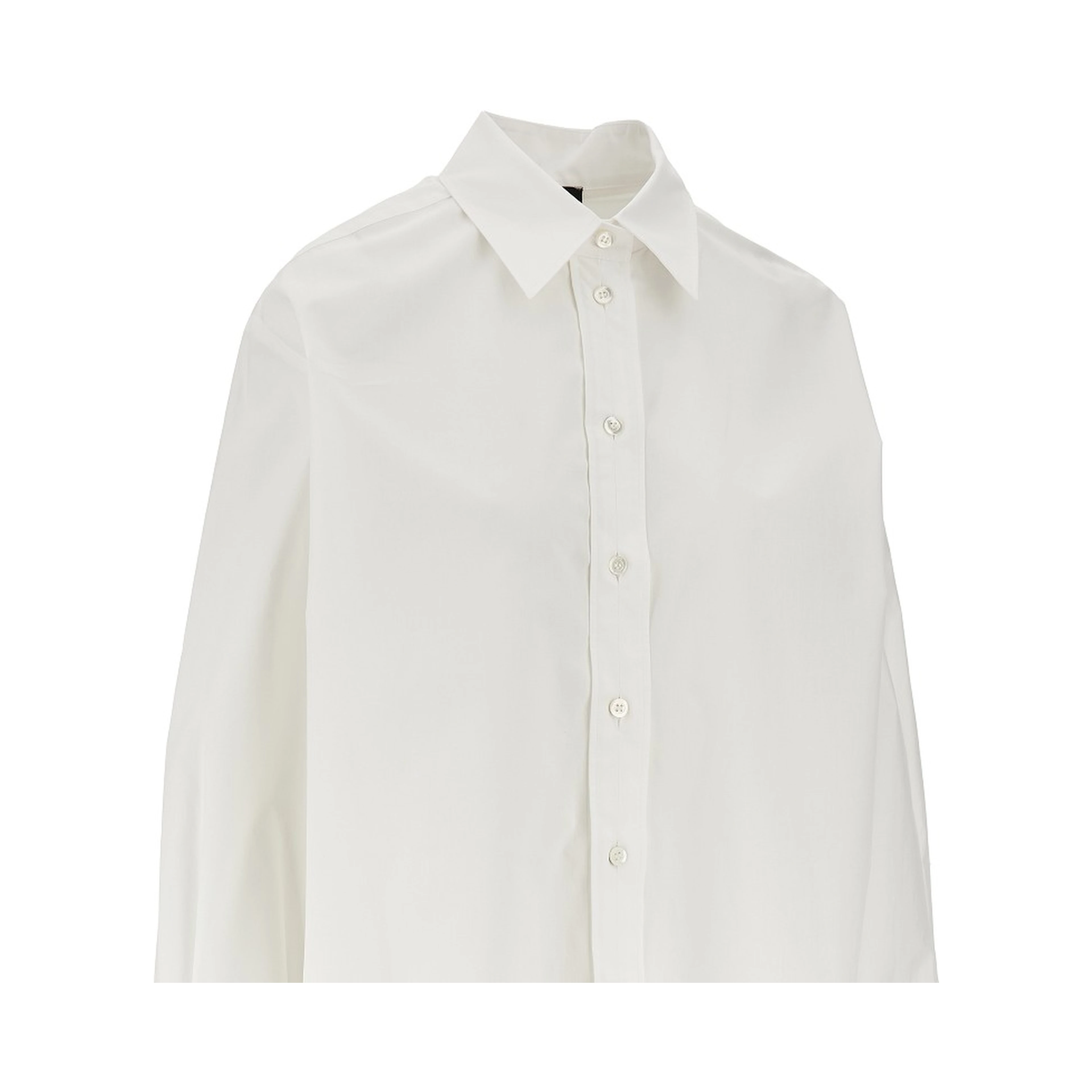 Oversized poplin shirt