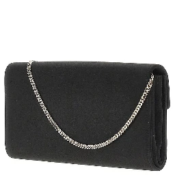 'Sexy Choc' satin clutch