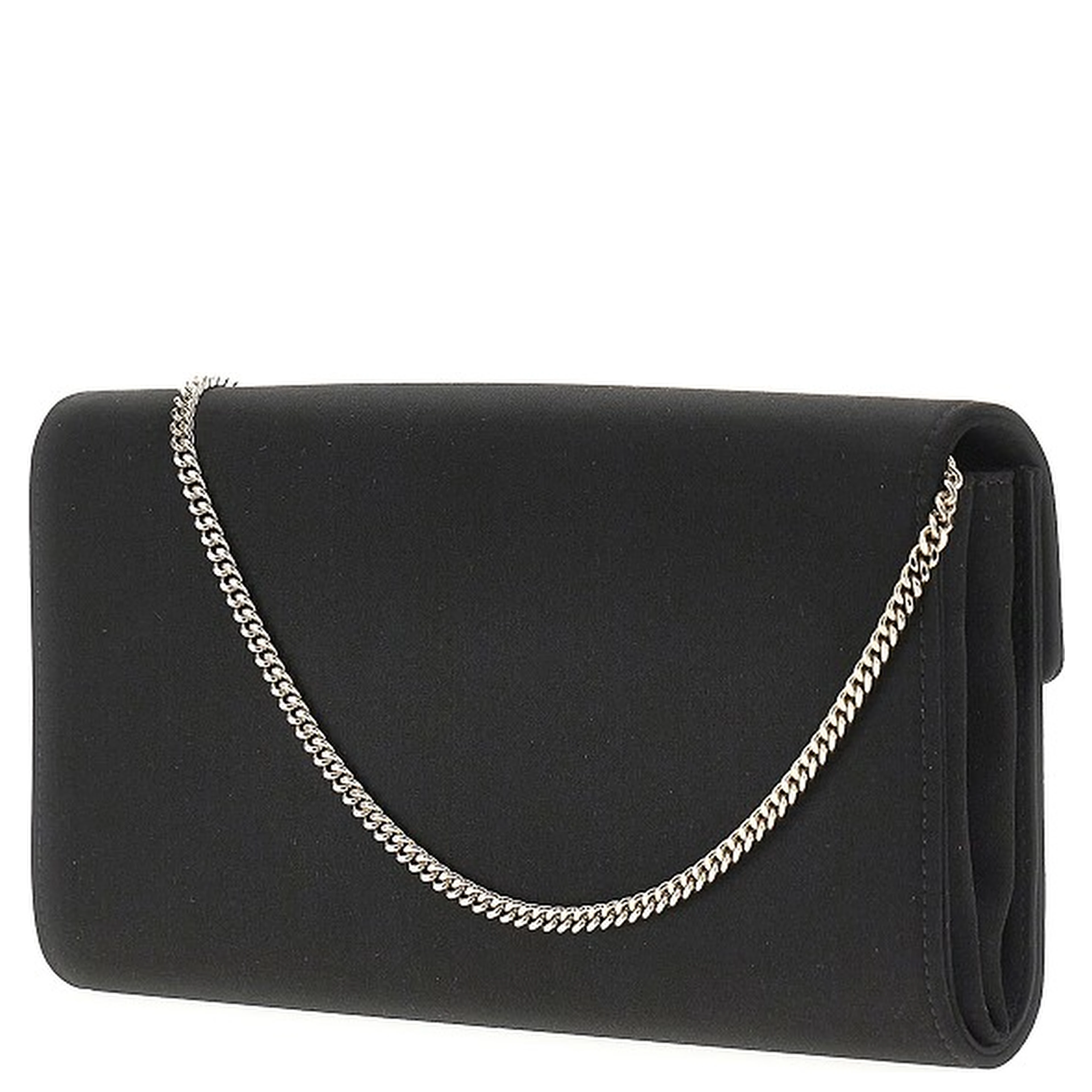 'Sexy Choc' satin clutch