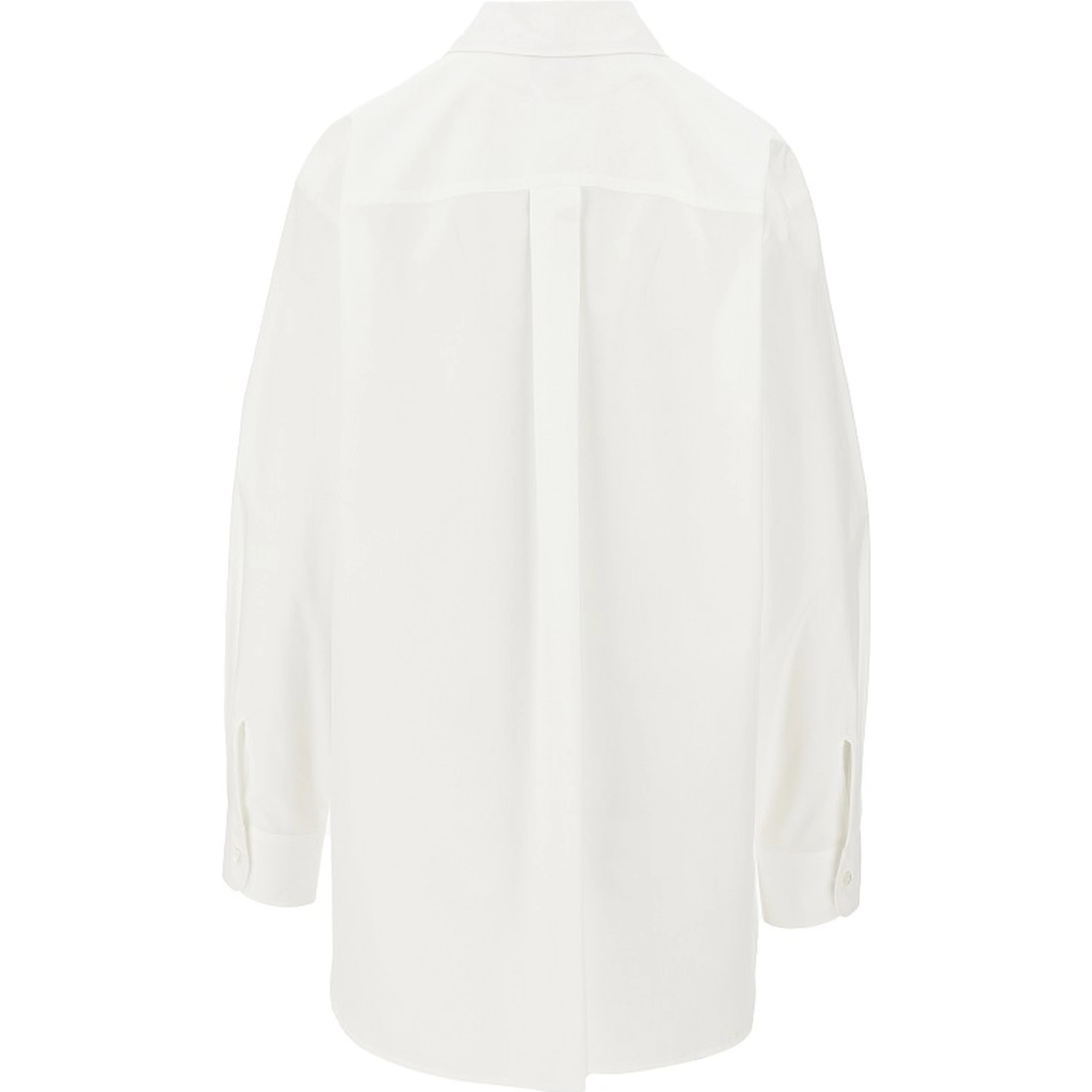 Oversized poplin shirt