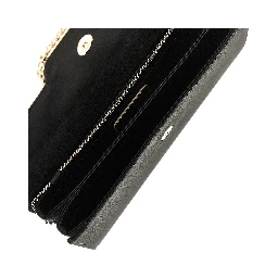 'Sexy Choc' satin clutch