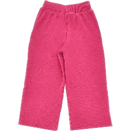Cotton-blend pants with logo embroidery