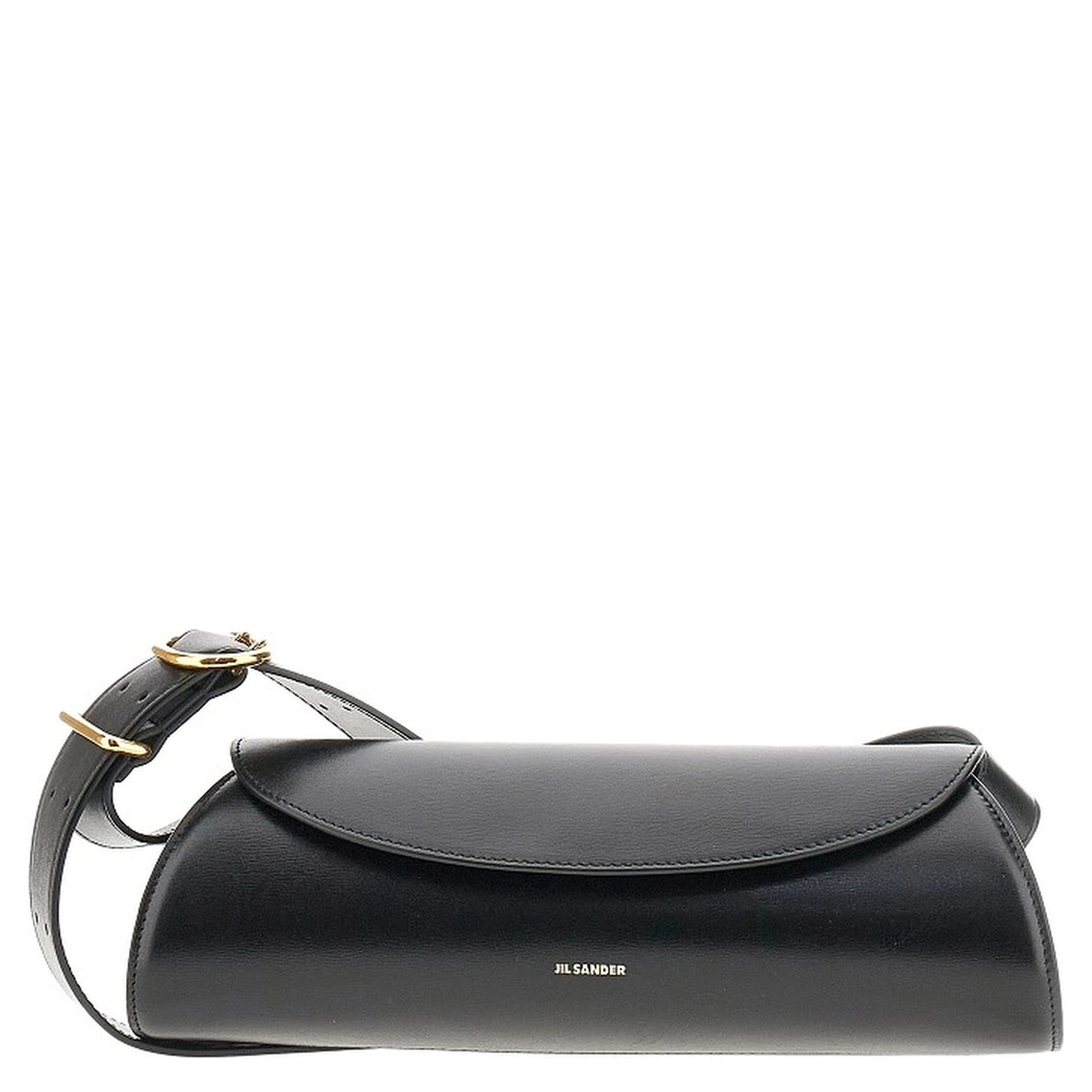Leather small 'Cannolo' bag