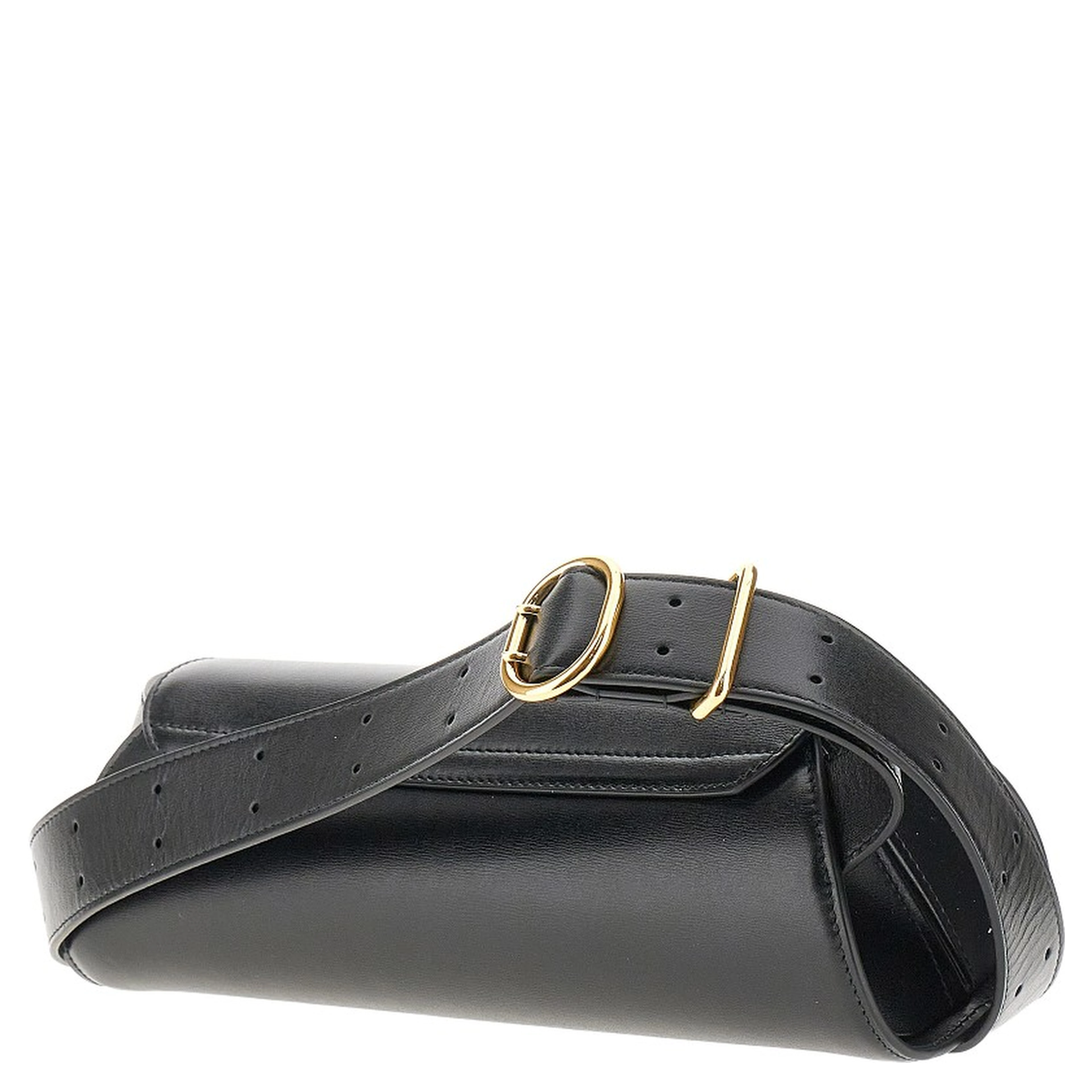Leather small 'Cannolo' bag