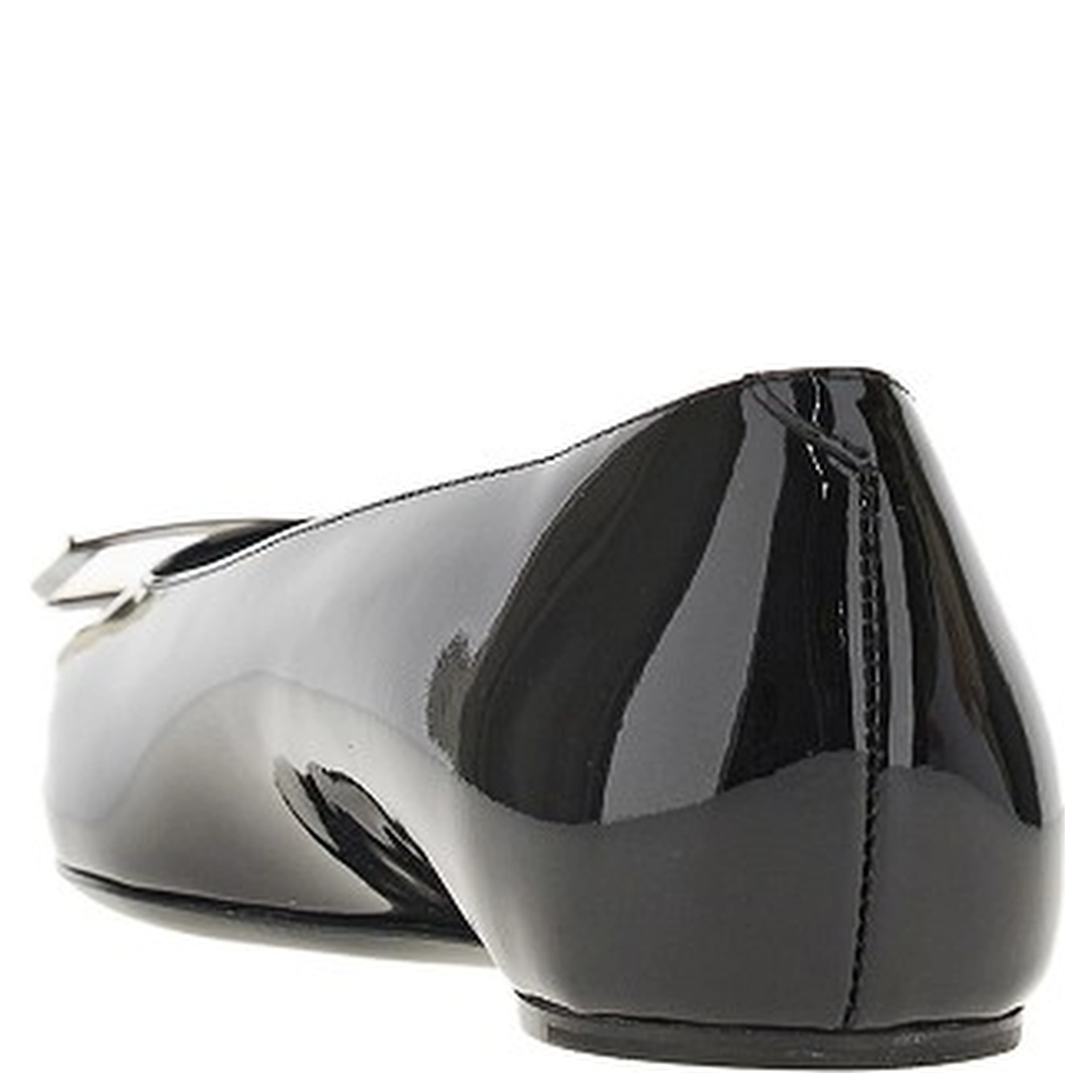 'Trompette' patent leather ballet flats