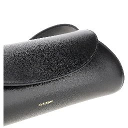 Leather small 'Cannolo' bag