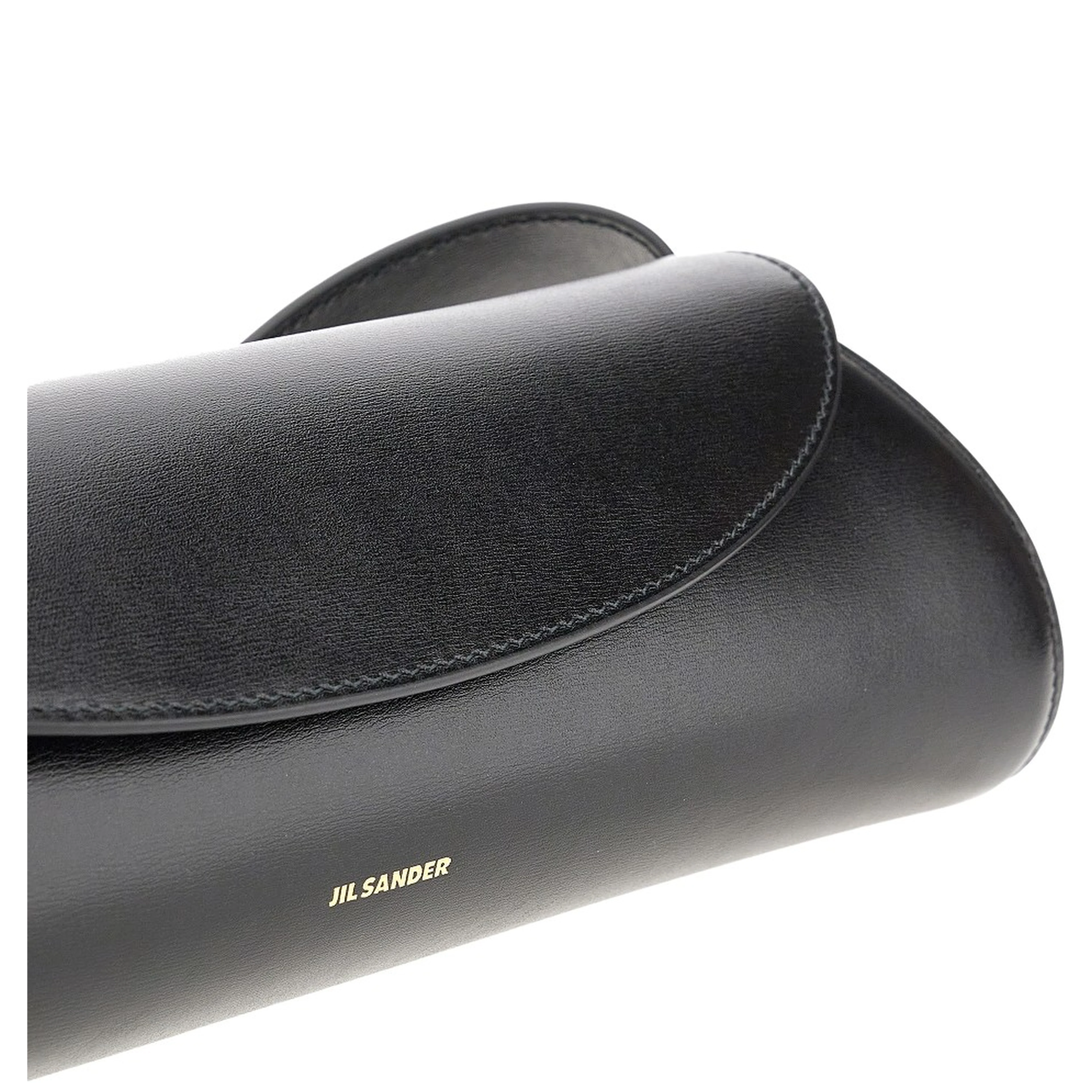 Leather small 'Cannolo' bag