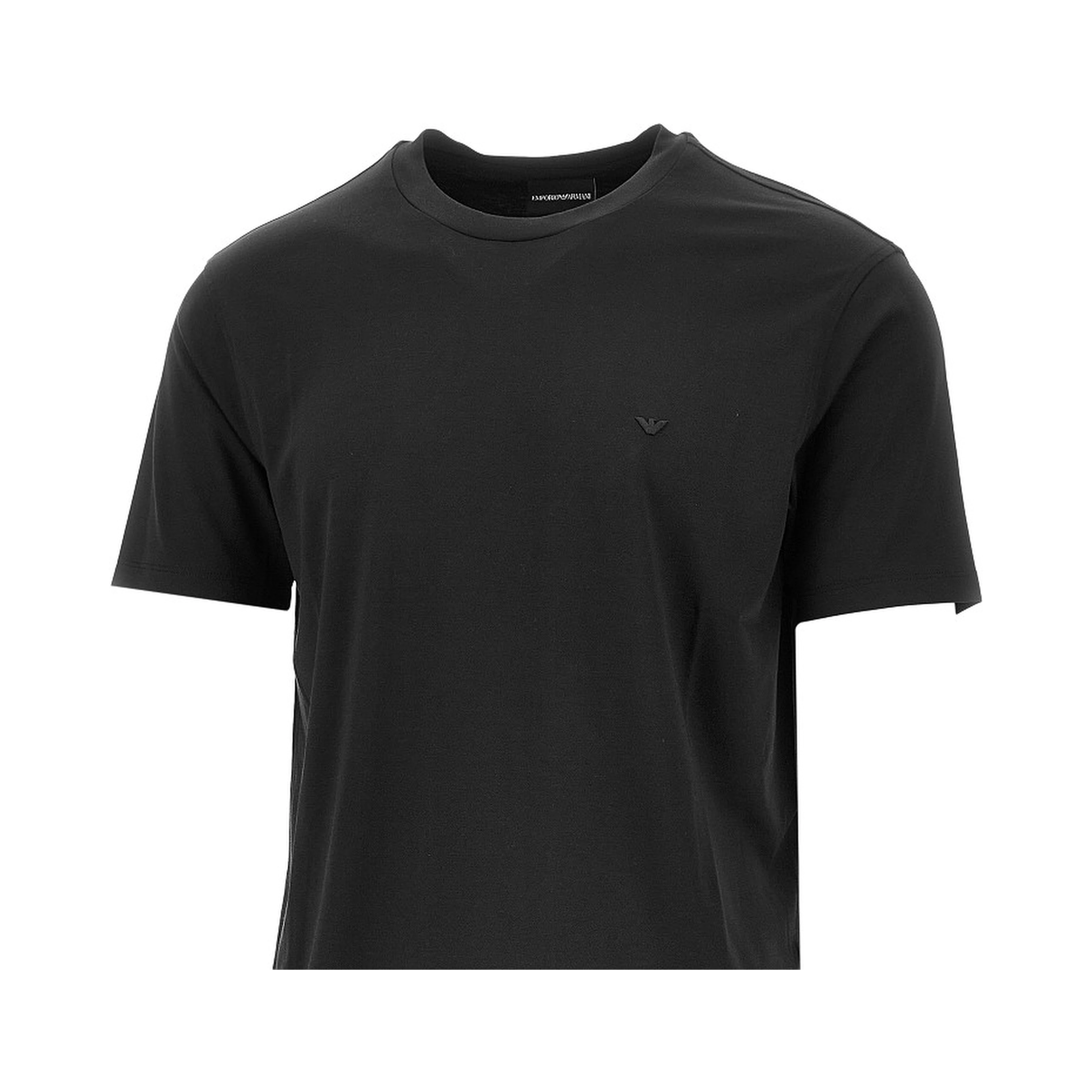 Eagle embroidery modal-blend T-shirt