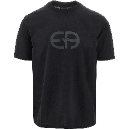 Logo print lyocell-blend T-shirt