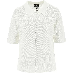 Links knit polo shirt