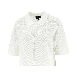 Links knit polo shirt