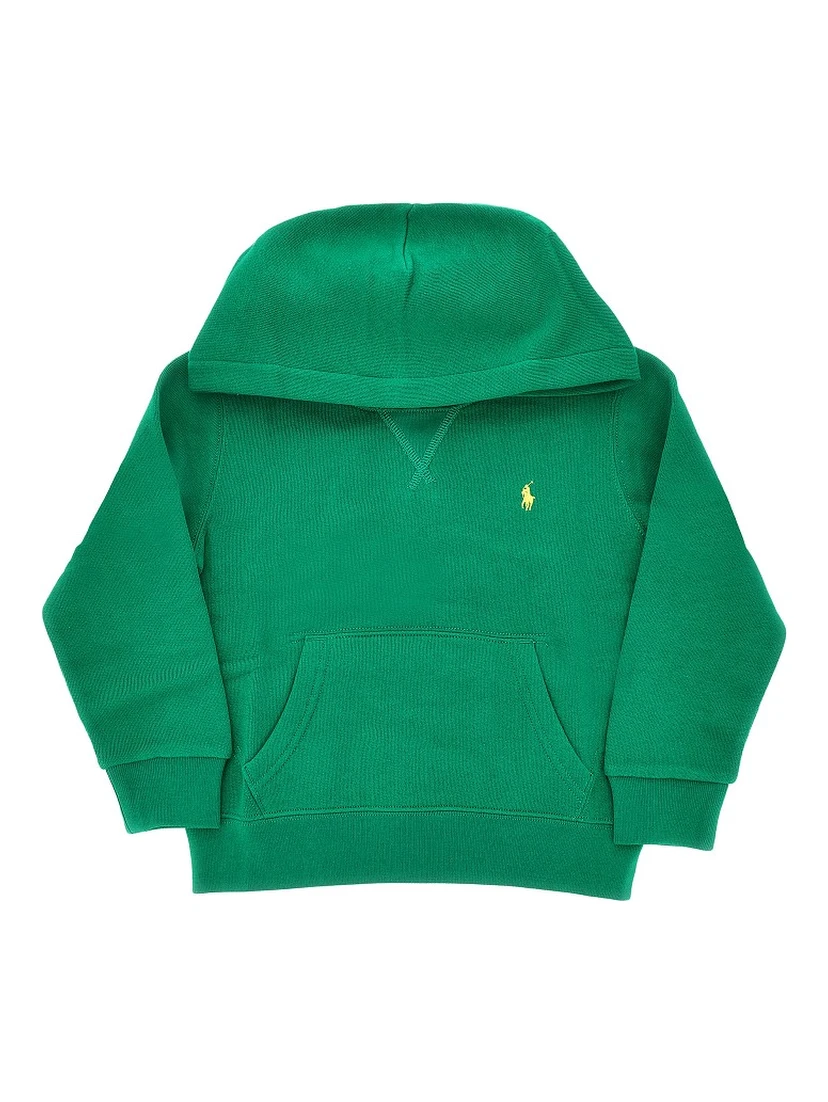 Hoodie with embroidered logo