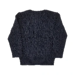Cable-knit cotton sweater