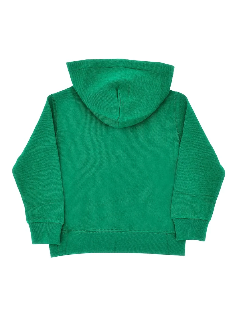 Hoodie with embroidered logo