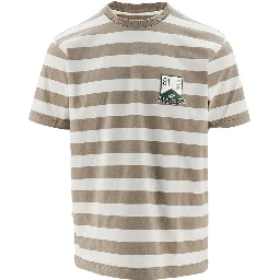 Striped T-shirt with EA Club patch