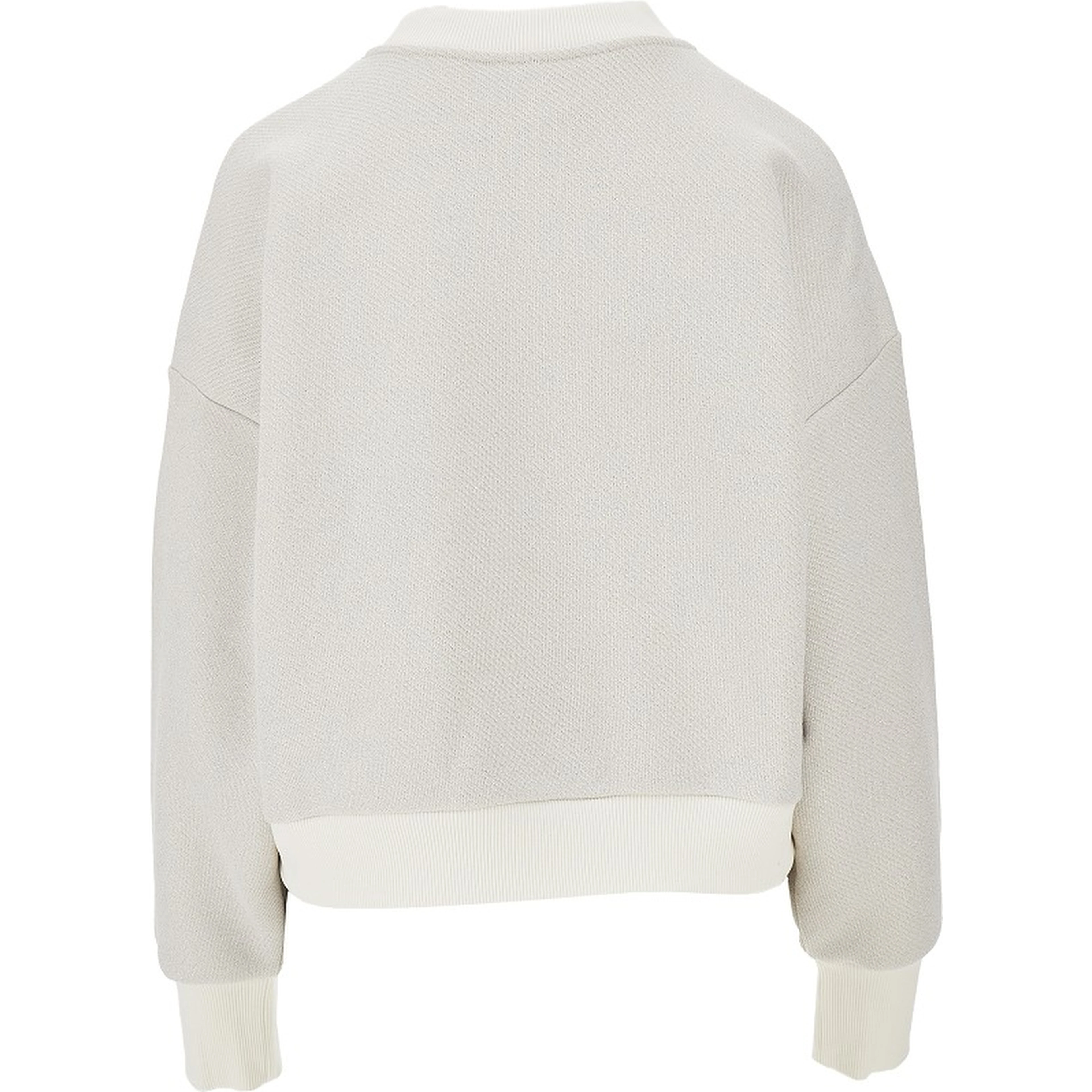 Lurex jersey sweatshirt with logo
