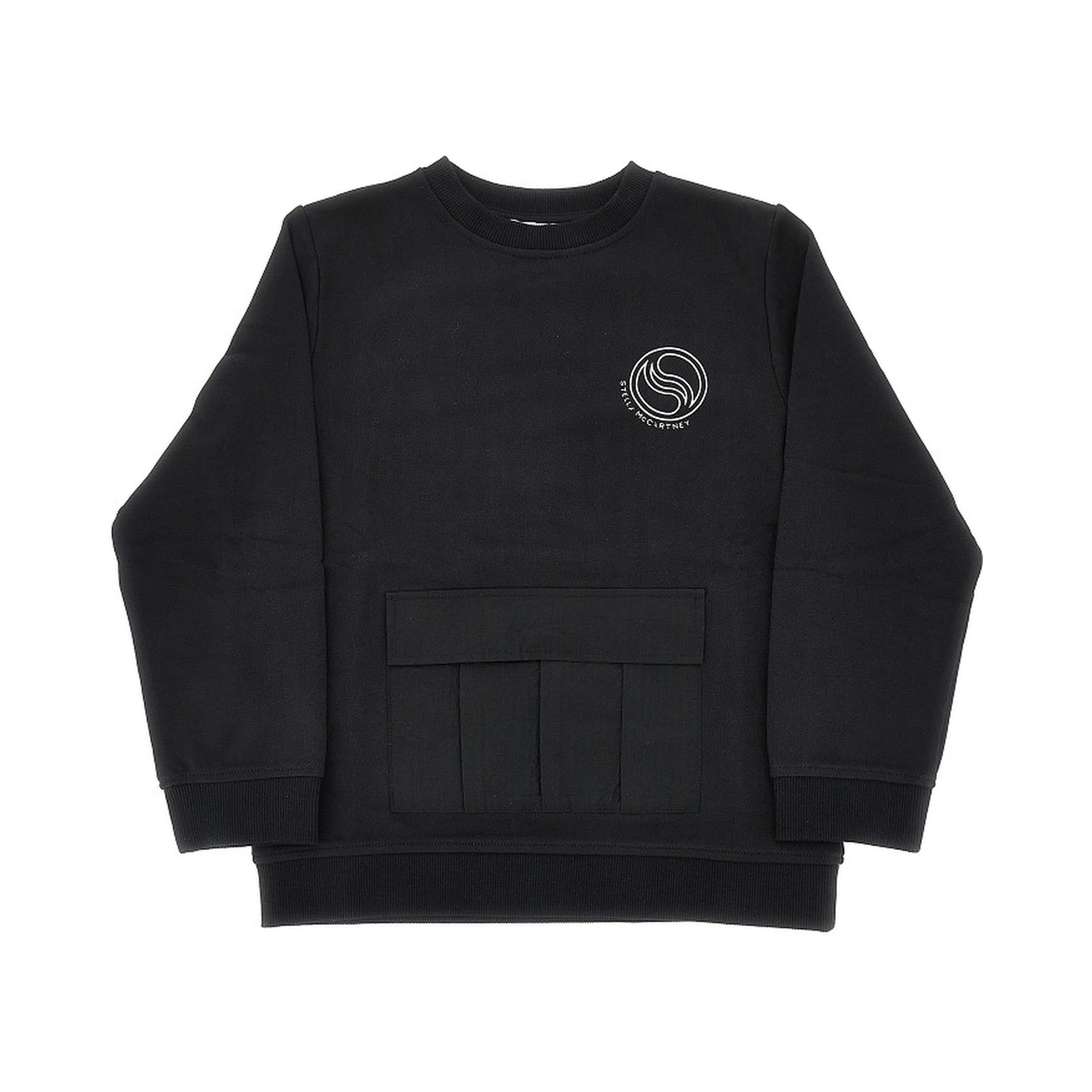 Crewneck sweatshirt with ripstop pocket