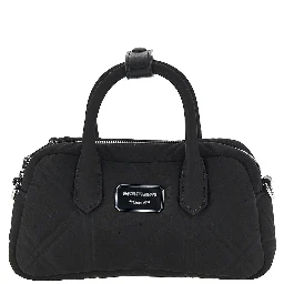 Embossed nylon mini bowling bag