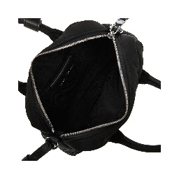 Embossed nylon mini bowling bag