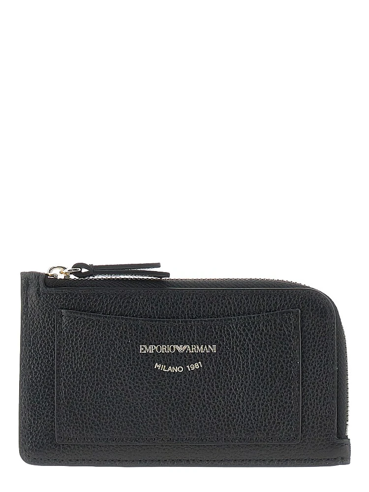 Leather cardholder pouch