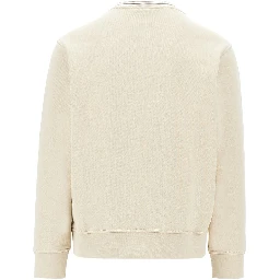 Logo embroidery crewneck sweatshirt
