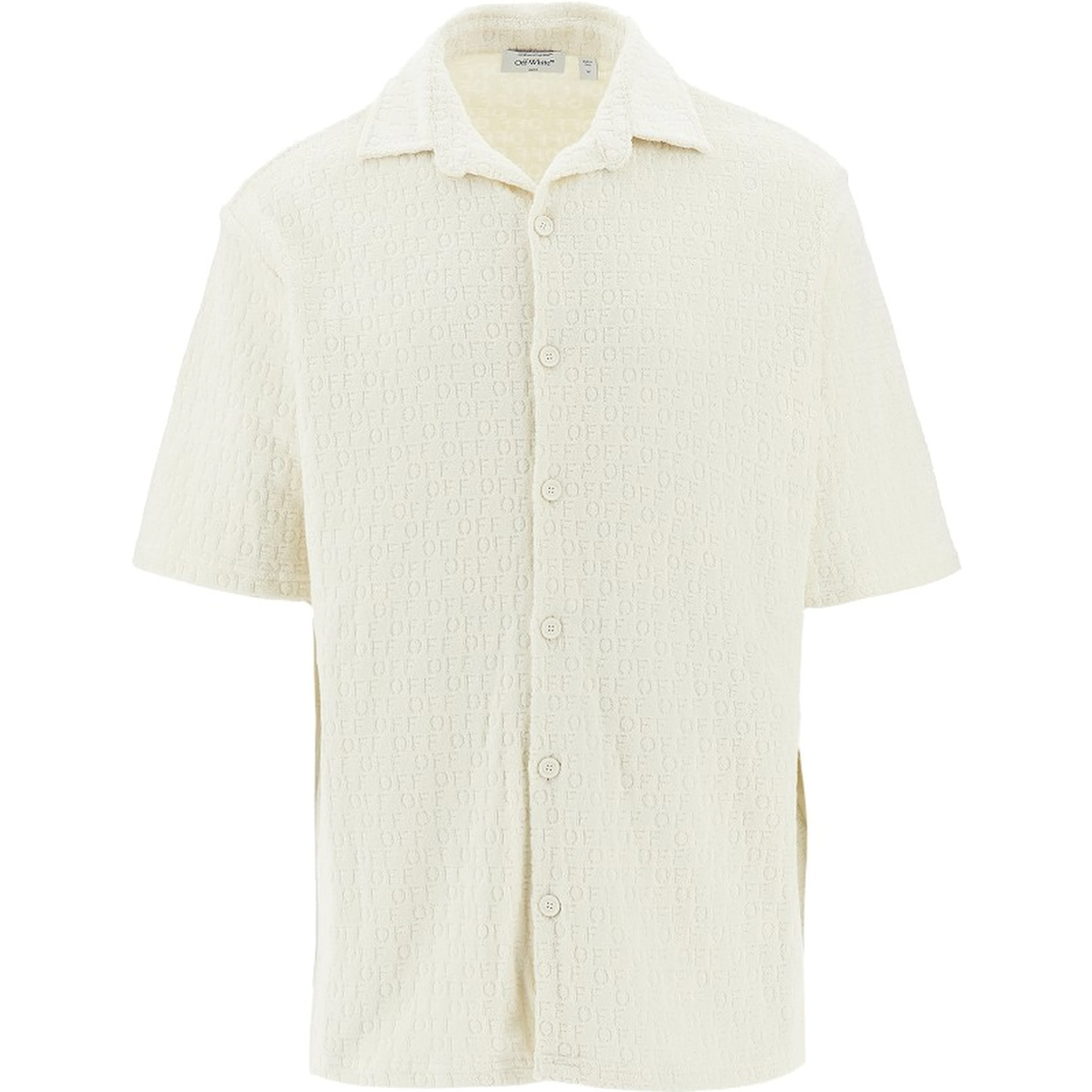 Jacquard terry bowling shirt