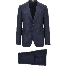 Jacquard wool M Line suit