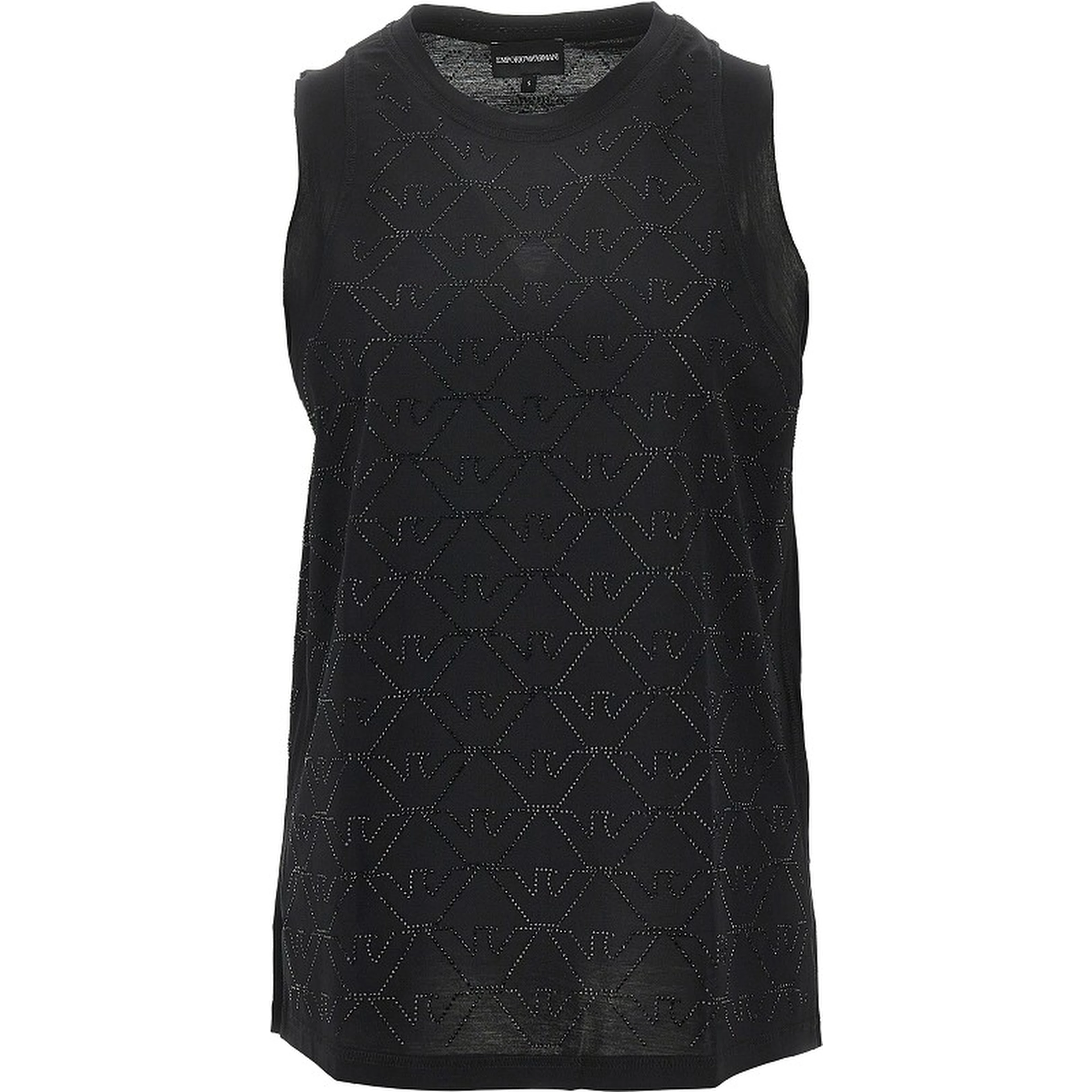 Jersey top with strass Eagle motif