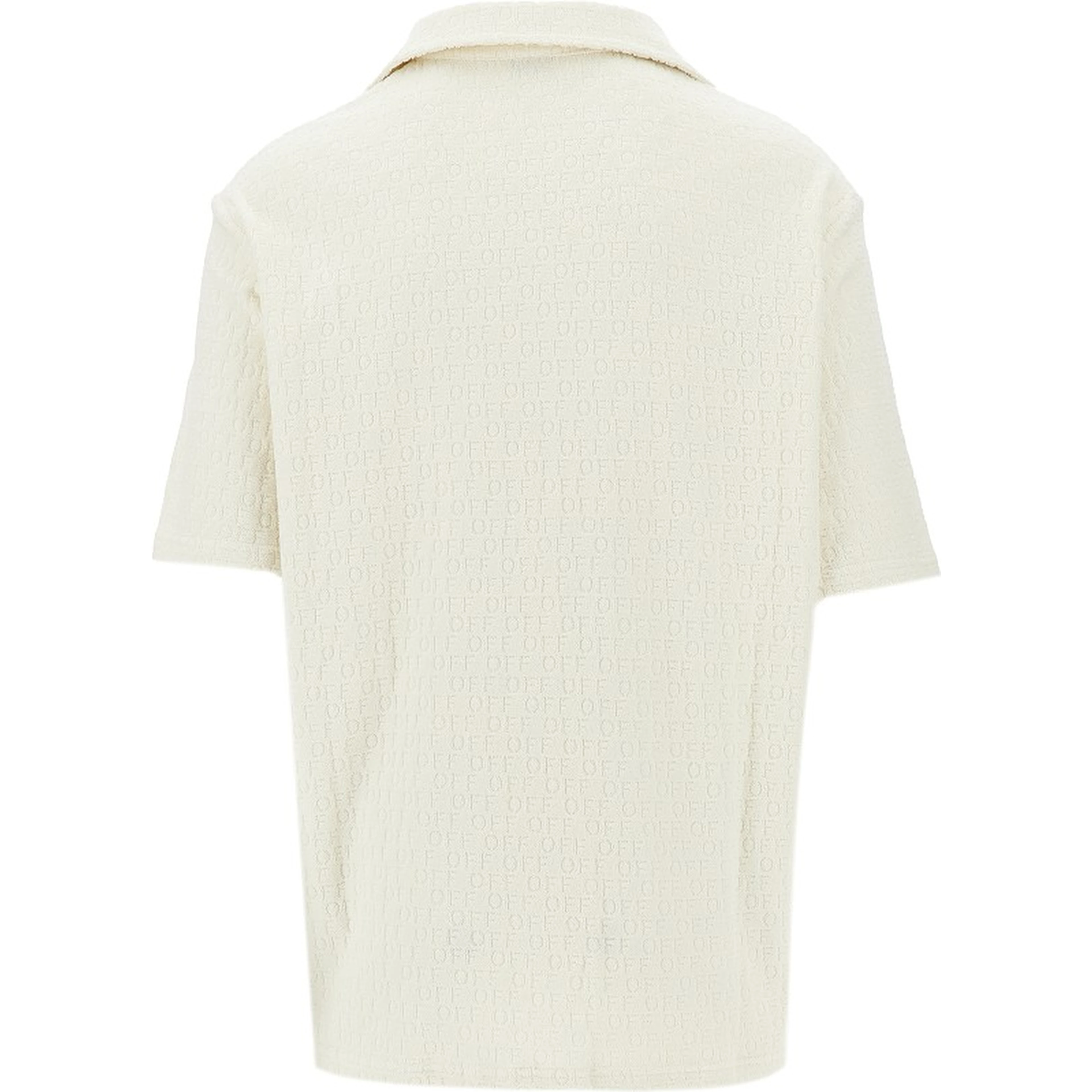Jacquard terry bowling shirt