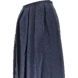 Tecno creponne midi skirt