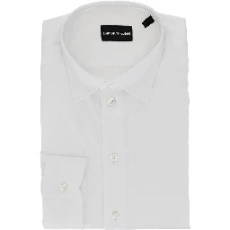 Stretch cotton twill shirt