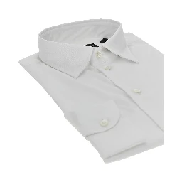 Stretch cotton twill shirt