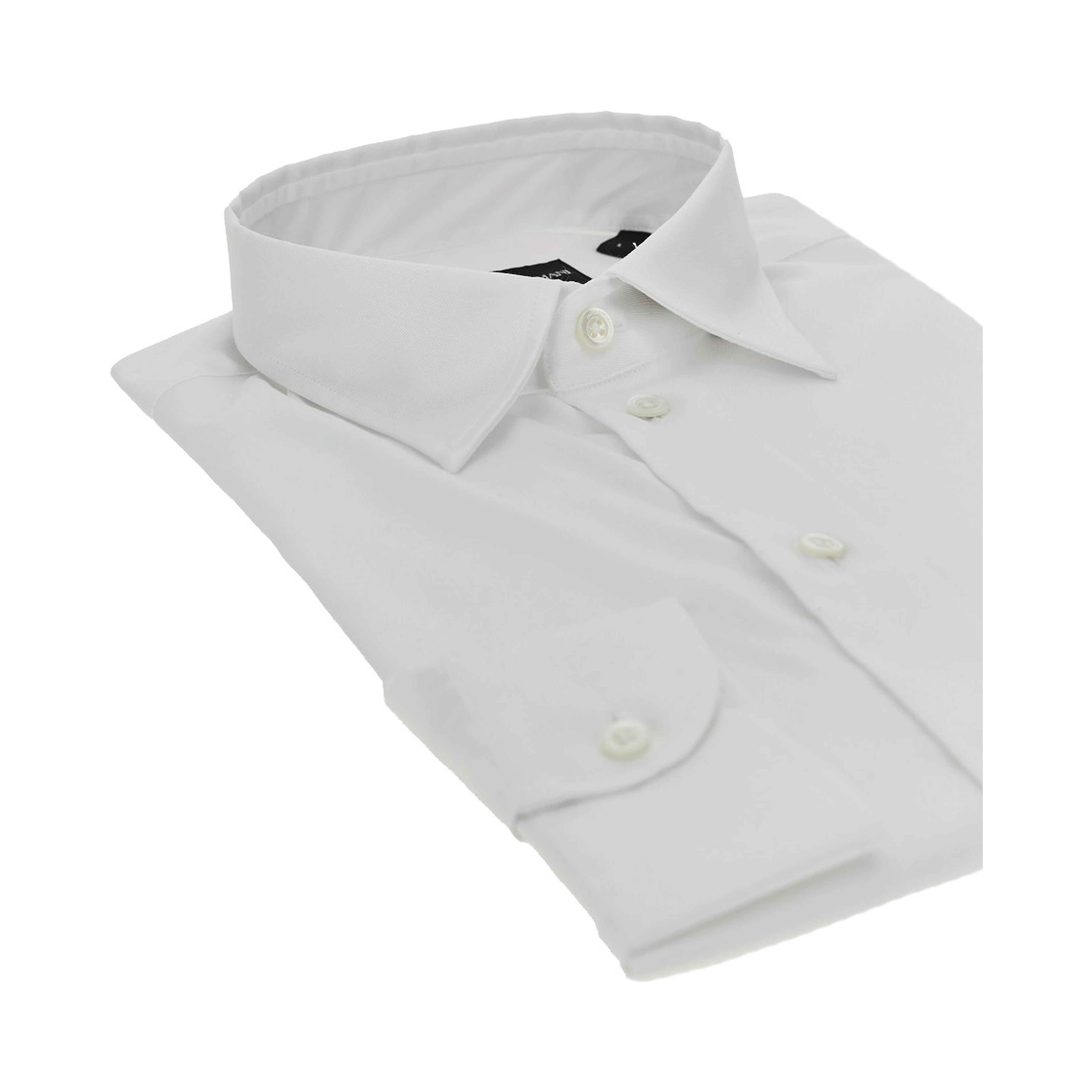 Stretch cotton twill shirt