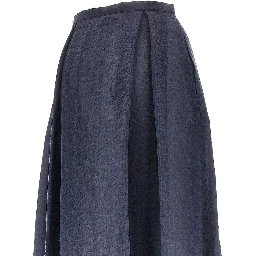 Tecno creponne midi skirt